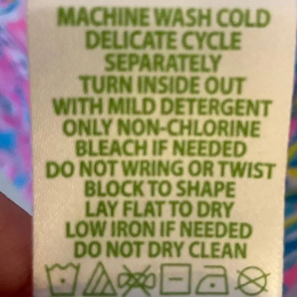 Lilly Pulitzer Pink, Blue & Green Tropical Print Dress - Picture 7 of 7